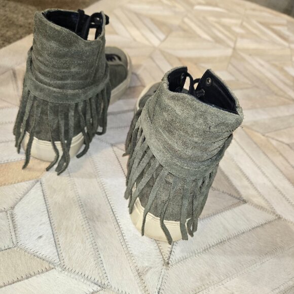 Eugene Riconneaus green suede hightops size 37 - Picture 2 of 5